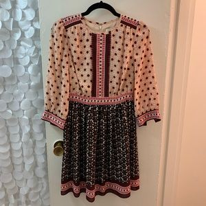 Kate Spade Pink Polka Dot Patterned Dress Sz 2